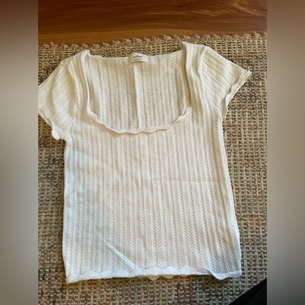 Wilfred eyelet top